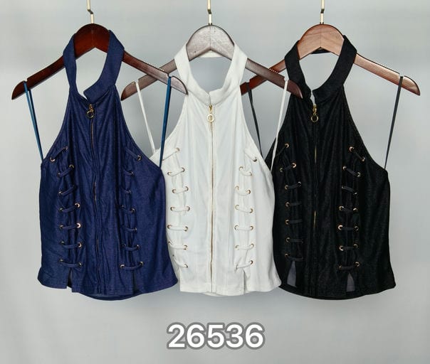 Top Halter Laced — vue 3