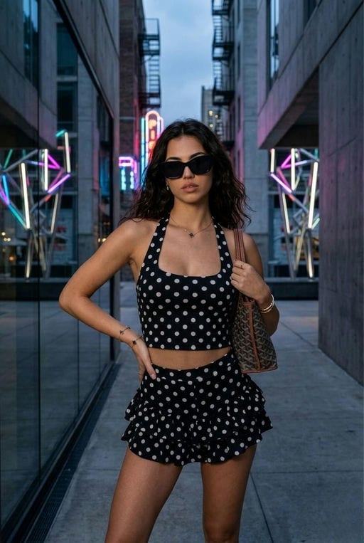 Ensemble à pois — vue 2