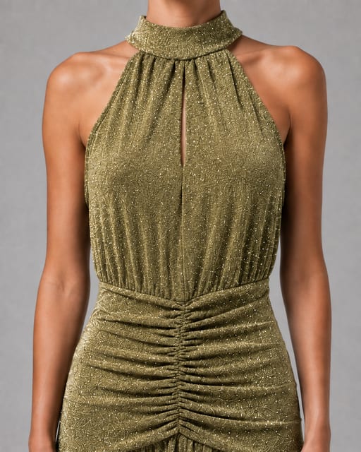 Maxi Robe Halter — vue 2