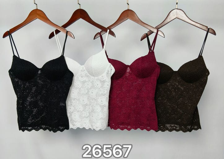 Top Dentelle Sweetheart — vue 3