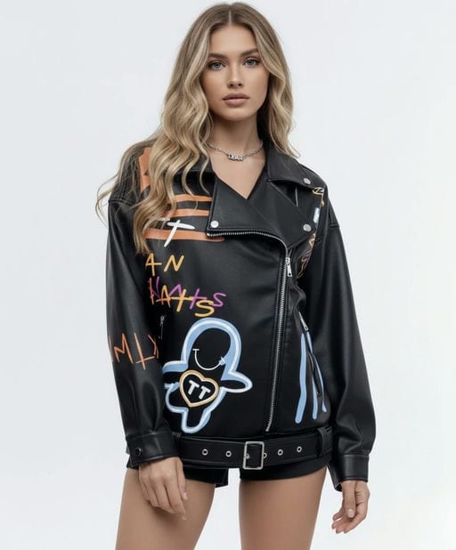 Veste en cuir — Casual — Grossiste GIORGIA paris