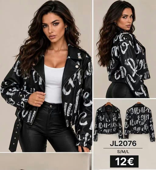 Veste Imprimé Graphique — Réf. JL2076 — Manteaux & Vestes — Grossiste GIORGIA paris