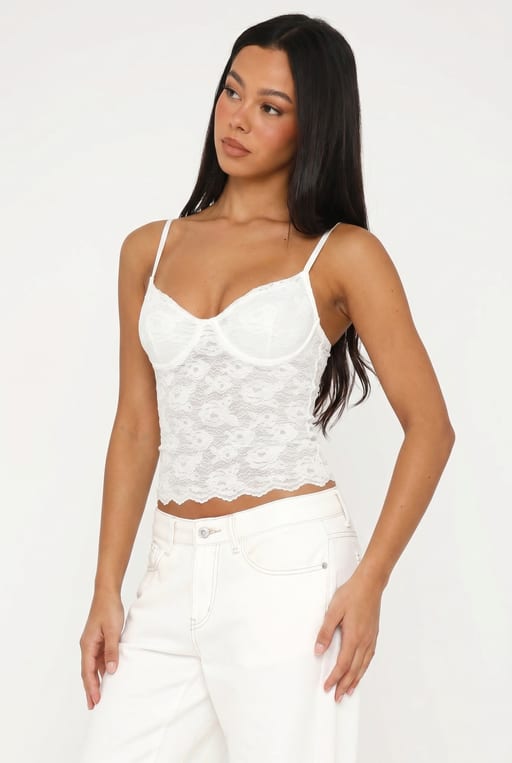 Top Dentelle Sweetheart — vue 2