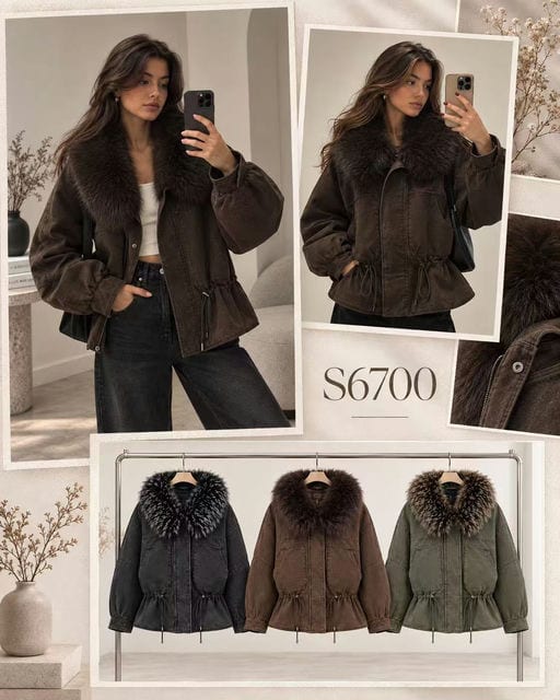 Veste avec lacet taille — Réf. S6700 — Manteaux & Vestes — Grossiste GIORGIA paris