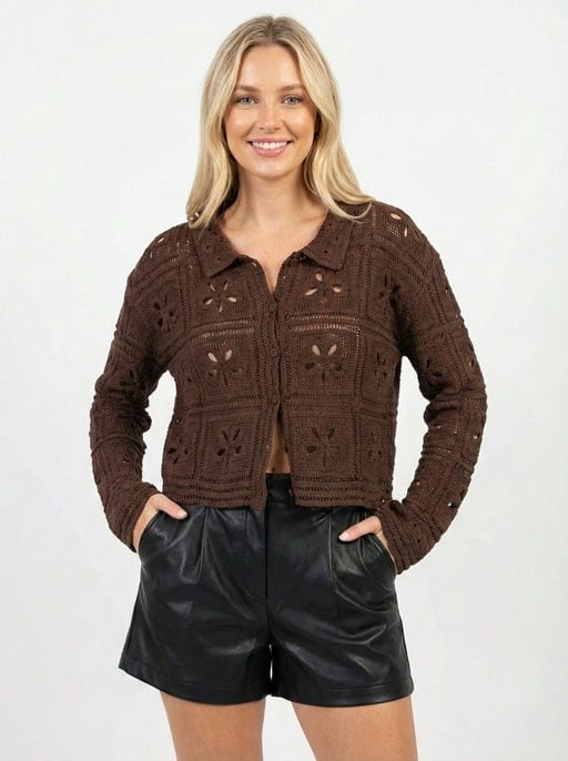 Veste en crochet — Bohème — Grossiste GIORGIA paris