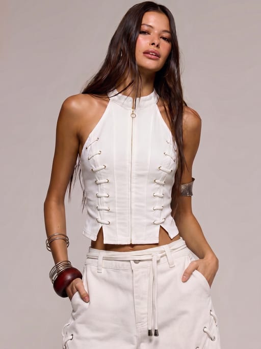 Top Halter Laced — vue 2