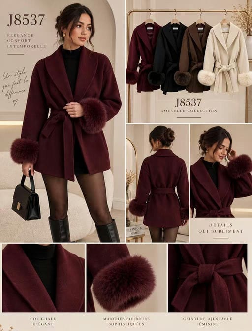 Blazer Col Châle — Réf. J8537 — Prévente — Grossiste GIORGIA paris